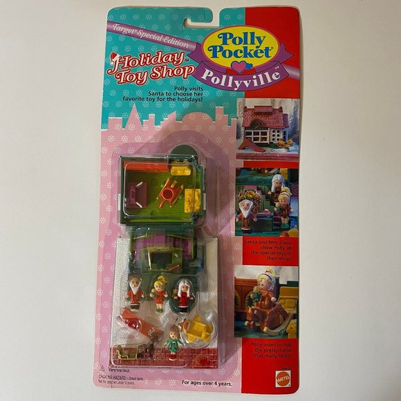 Bluebird Vintage Polly Pocket 1993 Holiday Toy Shop Target Special Edition Plays - Picture 1 of 9